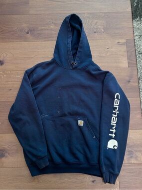 Carhartt Navy Blue Hoodie